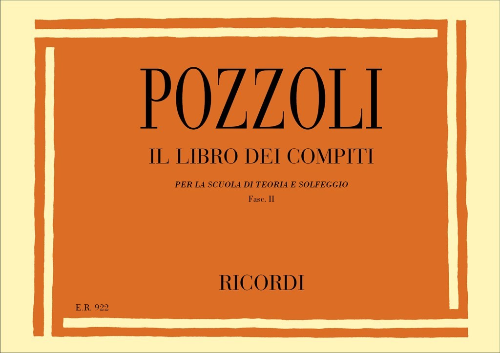 Libro Dei Compiti Per La Scuola Di Teoria E